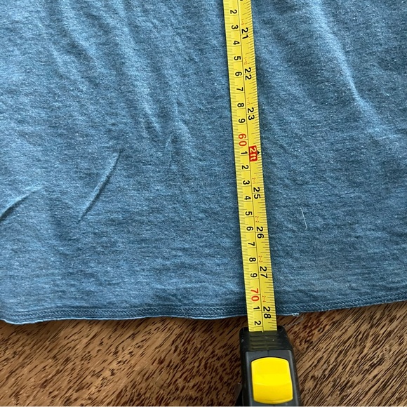 Nike Crewneck Long Sleeve Shirt Blue Logo Mens Large Henley Nice - Picture 2 of 5